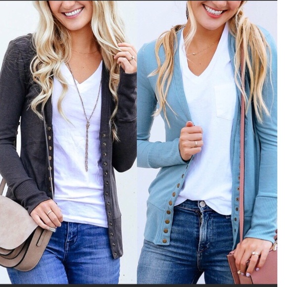 DESERT MUSTARD SNAP BUTTON CARDIGAN - Picture 4 of 5